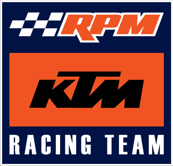 ktm racing logo vector
